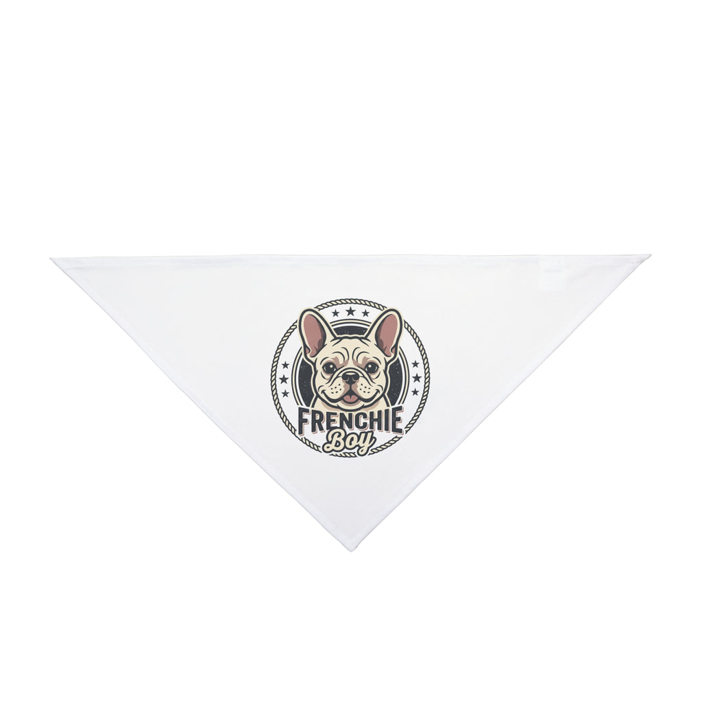 Pet Frenchie Boy Bandana